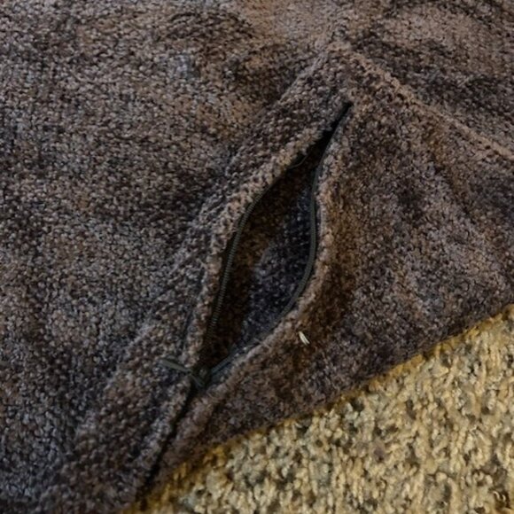 Pair of Pottery Barn Chenille Pillow covers --Purple - Picture 2 of 4